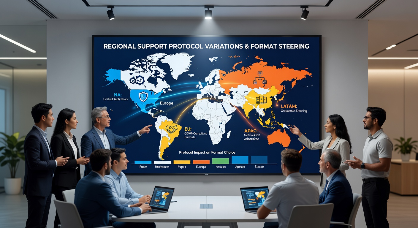 Support protocol differences influencing mobile tournament format choices in Asia and Europe